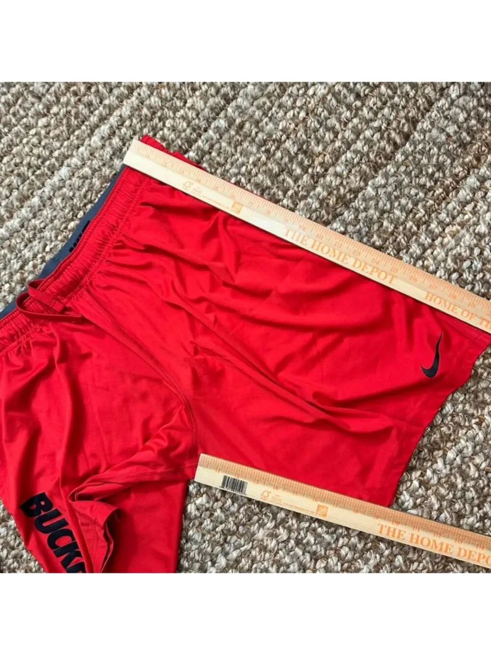 Nike Ohio State Buckeyes Mens Athletic Training Shorts Red Gym Basketball XL OSU